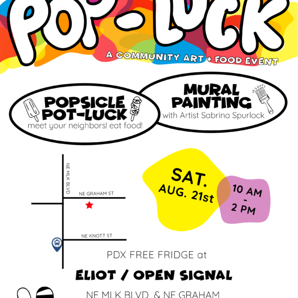 CANCELLED / Pop-Luck: a Community Art + Food Event at the Open Signal Free Fridge