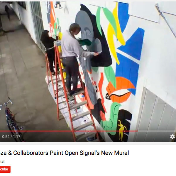 Time-Lapse Video: Molly Mendoza Paints Open Signal's New Mural 